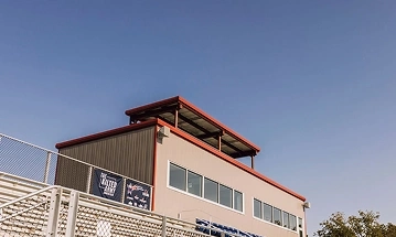 Football stadium stands